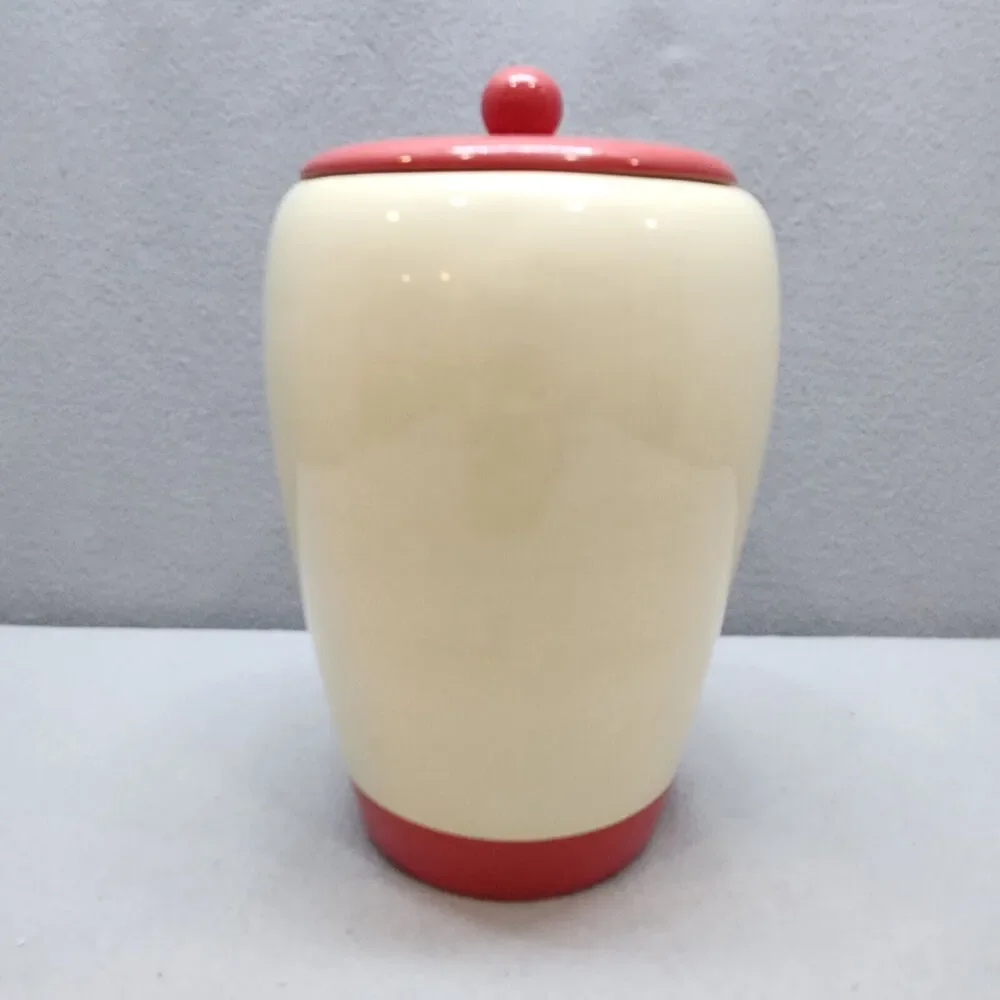 COCA-COLA COKE CHRISTMAS ORNAMENT‎ SNOWFLAKE VINTAGE CERAMIC COOKIE JAR